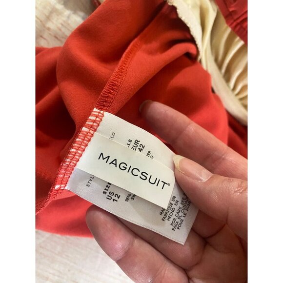 Magic Suit Women's Taylor Raceback Swim Tank Coral Sands - 12 - Picture 8 of 10